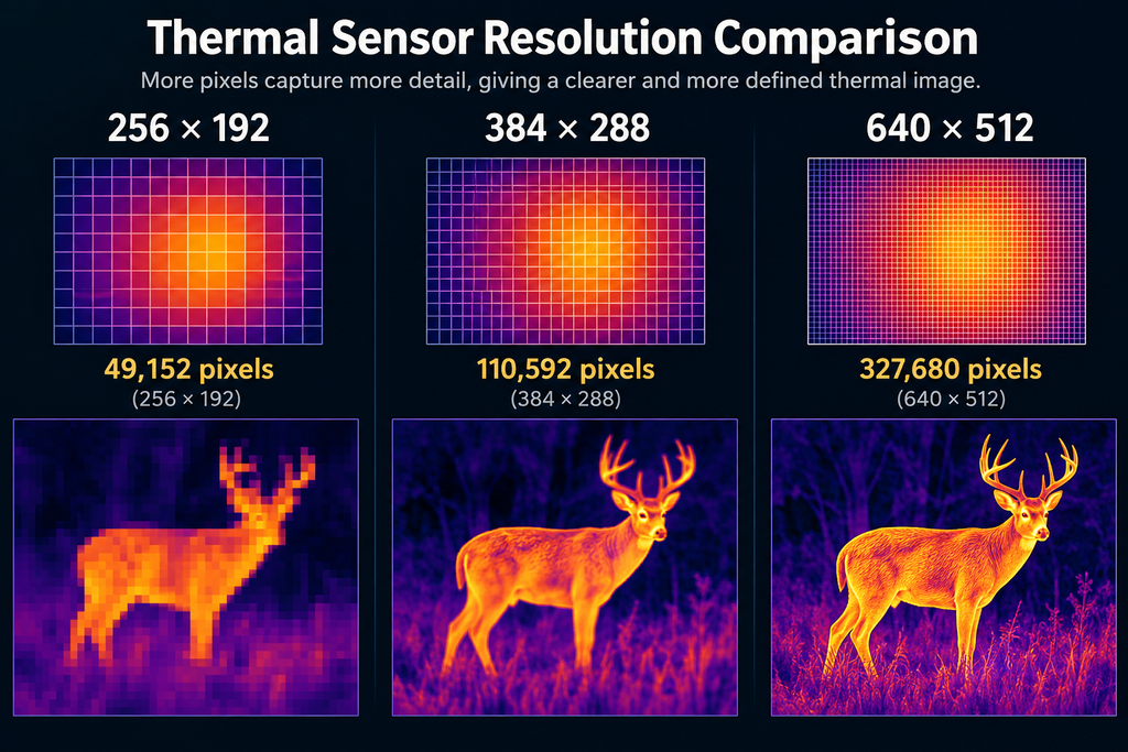 Thermal Sensor Resolution Comparison